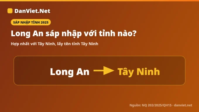 Long An sáp nhập với tỉnh nào? Hợp nhất với Tây Ninh