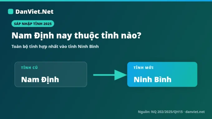Nam Định sáp nhập với tỉnh nào? Nay thuộc tỉnh Ninh Bình